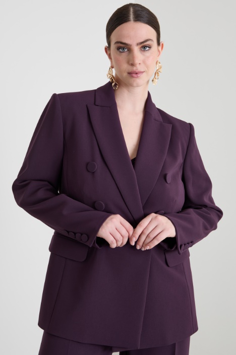 Blazer doppiopetto in cady