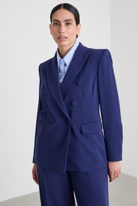 Double-breasted cady blazer Intrend