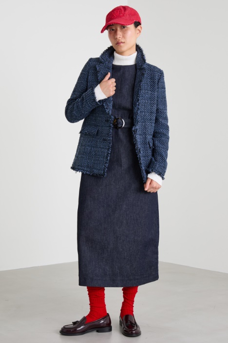 Lamé boucle Blazer Intrend