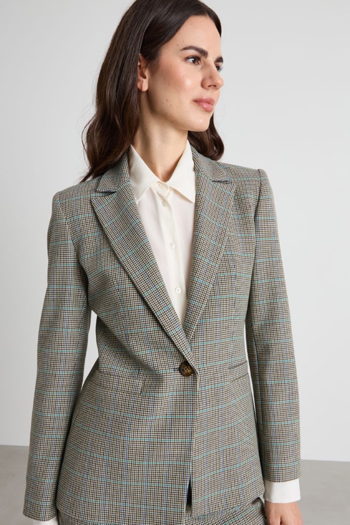Yarn-dyed blazer Intrend - 4