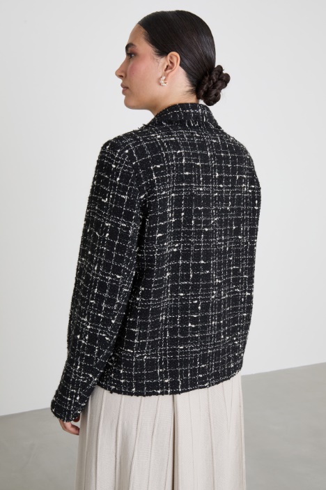 Blazer doppiopetto in tweed