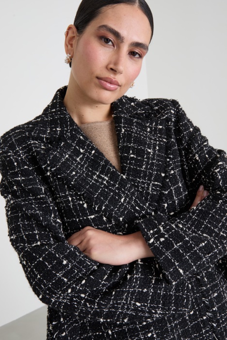 Blazer doppiopetto in tweed