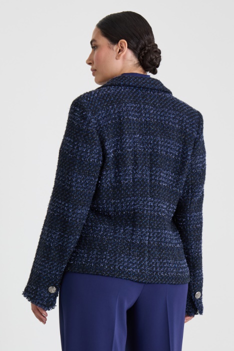 Lamé tweed blazer Intrend - 3