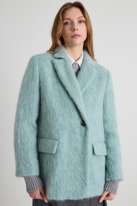 Abrigo de piel sintética