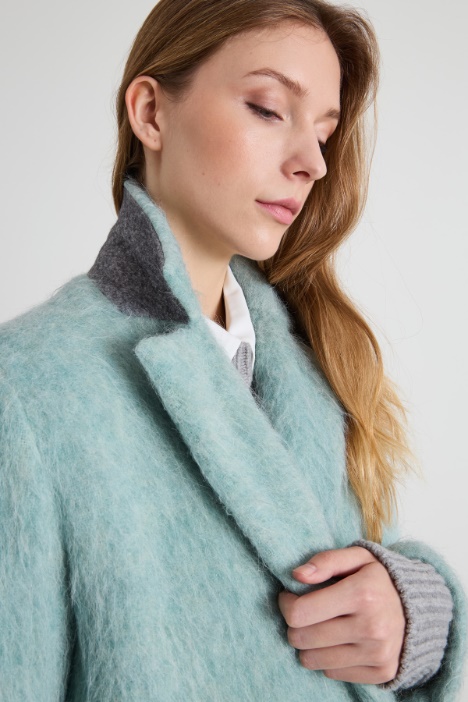 Abrigo de piel sintética