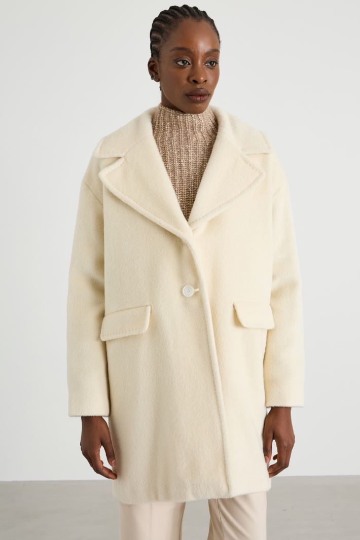 Mohair beaver coat Intrend - 2