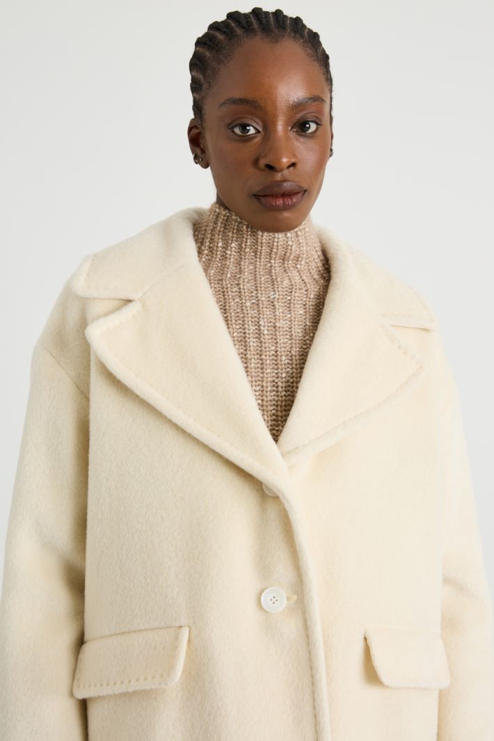Mohair beaver coat Intrend - 4