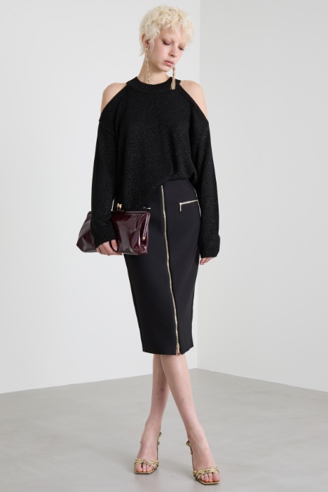 Zip midi skirt Intrend