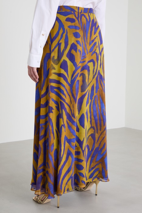 Gonna in georgette di seta Intrend - 2