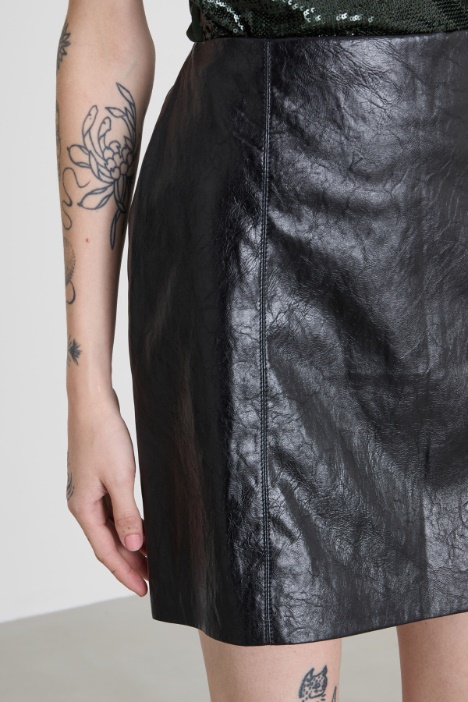 Gonna ad A in similpelle