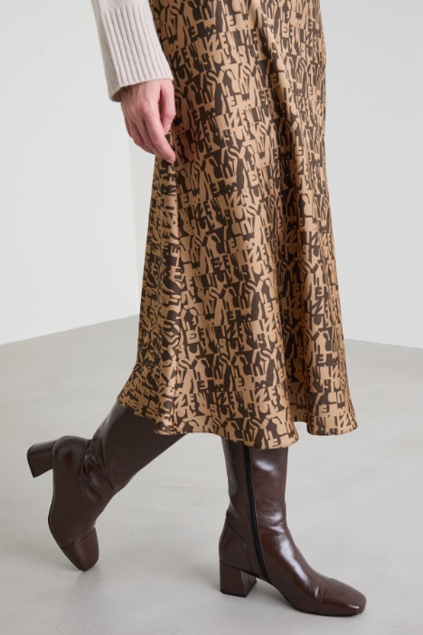 Gonna longuette a fantasia