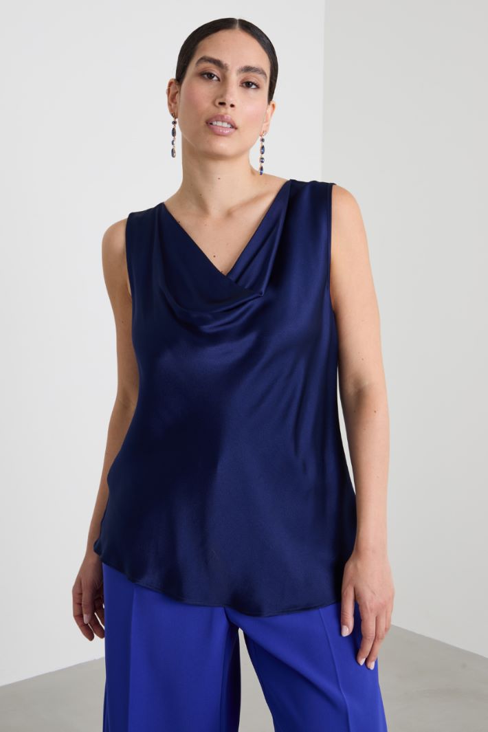 Top con drappeggio Intrend