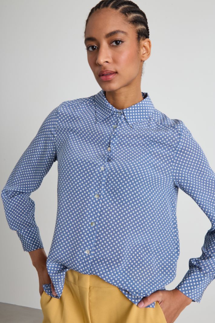 Camicia in crépe de chine Intrend