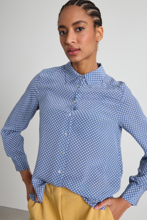 Camicia in crépe de chine Intrend