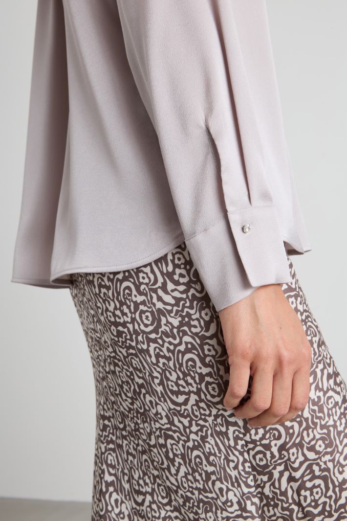 Camicia in raso martellato Intrend - 4