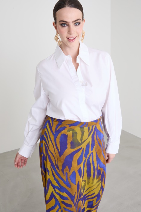 Cotton poplin shirt Intrend