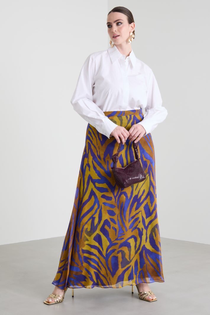 Camicia in popeline di cotone Intrend - 3