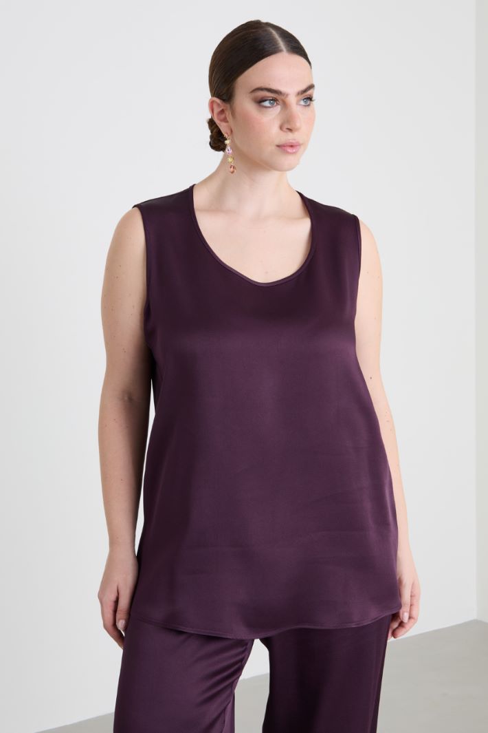 Top in enver satin lucido Intrend