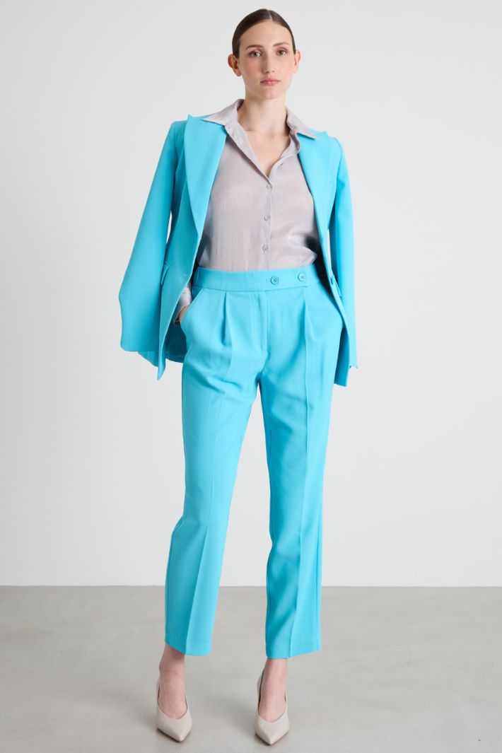 Laminated crepon shirt Intrend - 3