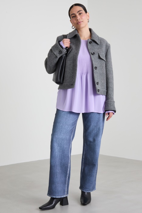 Silk crepe blouse Intrend