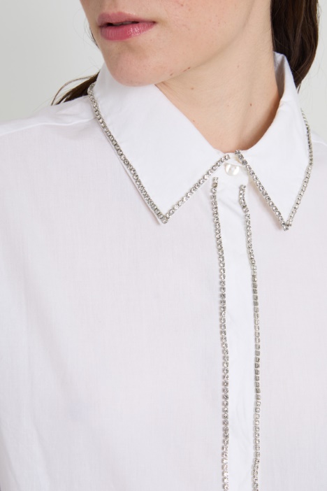 Camicia con strass