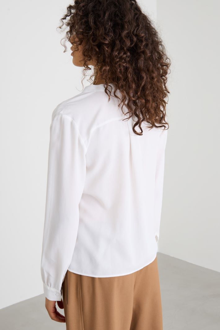 Blusa in misto seta Intrend - 2