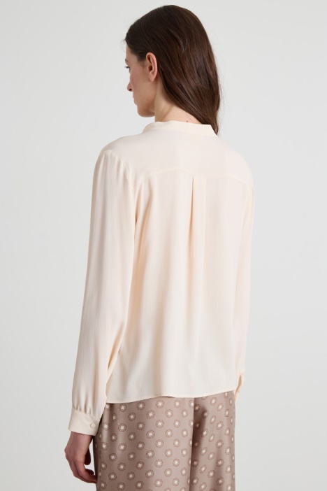 Blusa in misto seta