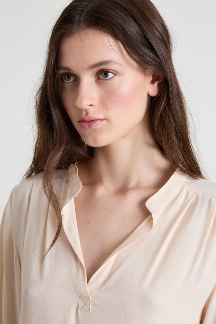 Silk-blend shirt Intrend - 4