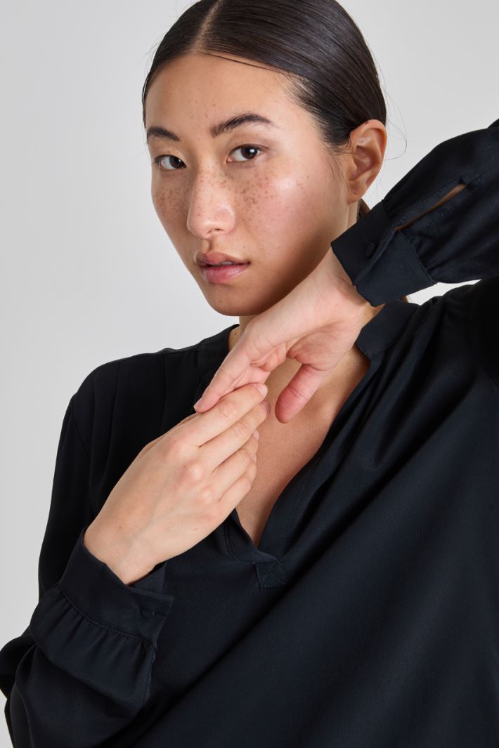 Silk-blend shirt Intrend - 4