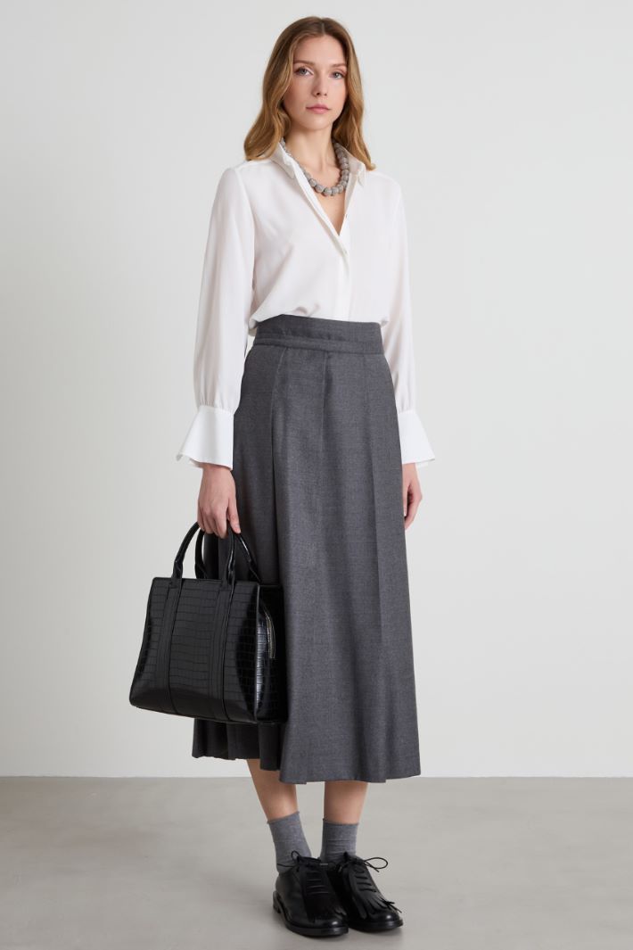 Silk-blend shirt Intrend - 3