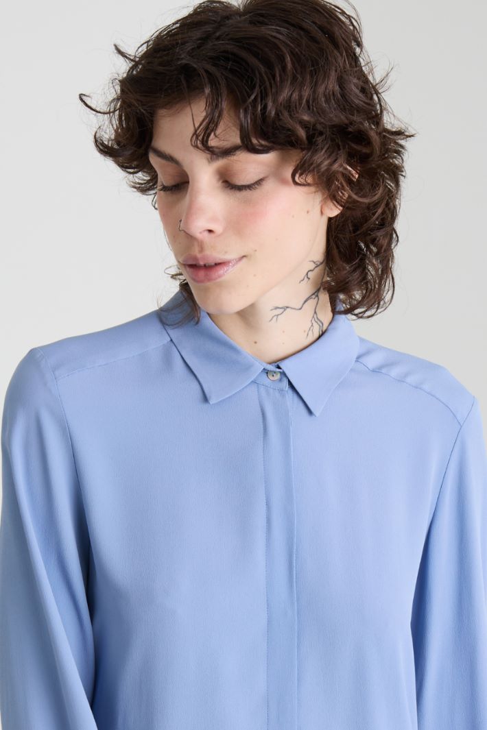 Silk-blend shirt Intrend - 4
