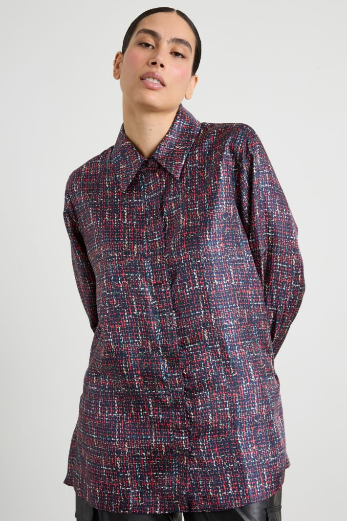 Silk twill blouse Intrend
