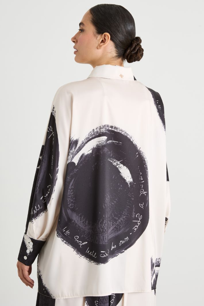 Printed twill shirt Intrend - 2