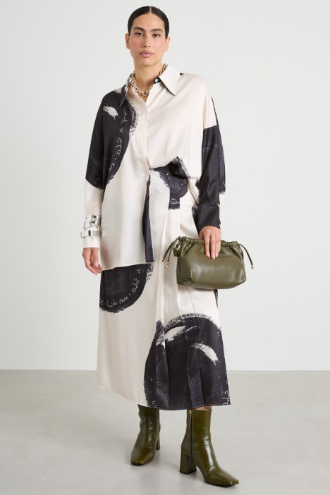 Printed twill shirt Intrend