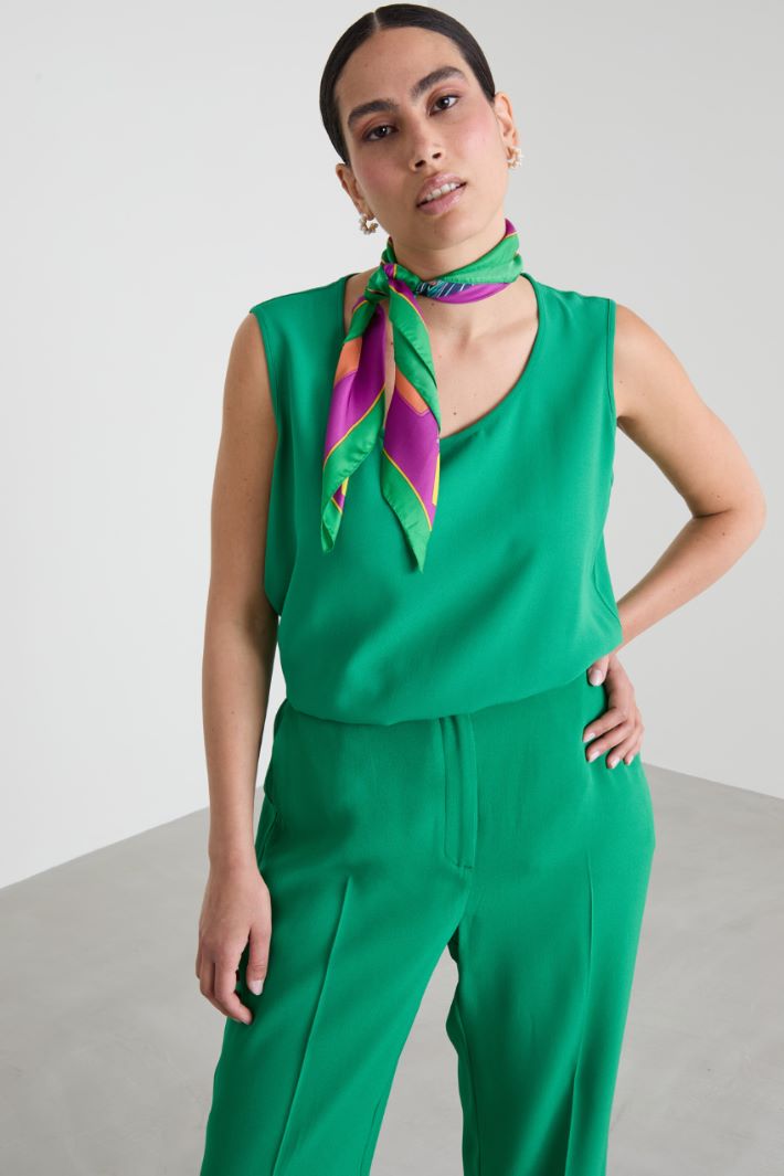 Envers satin top Intrend