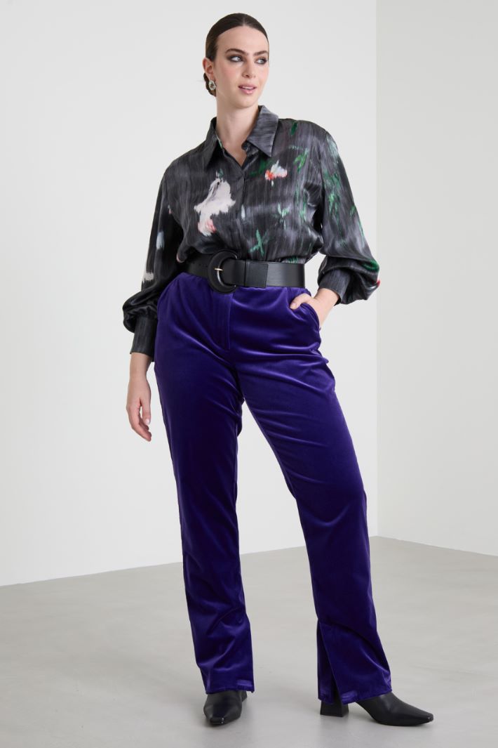 Silk satin shirt Intrend - 3