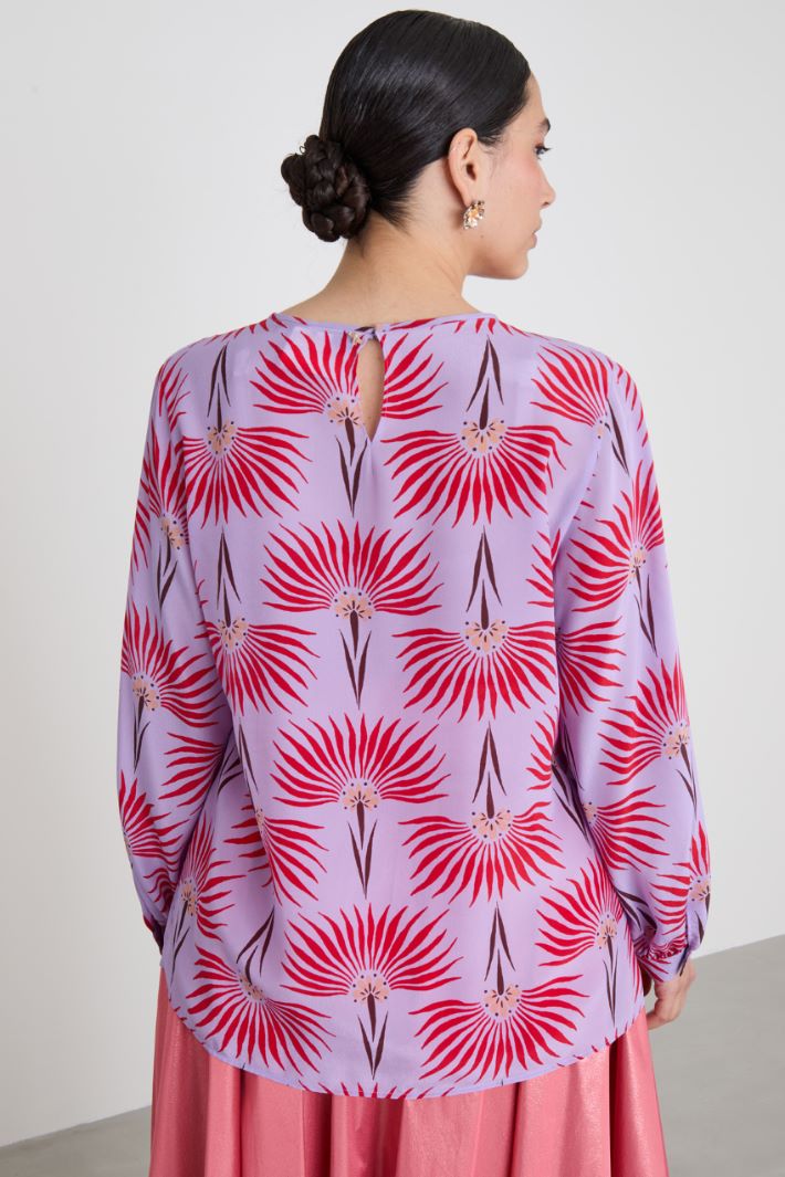 Pure silk crepe blouse Intrend - 2