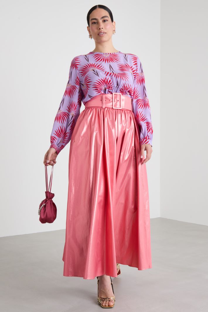 Pure silk crepe blouse Intrend - 3