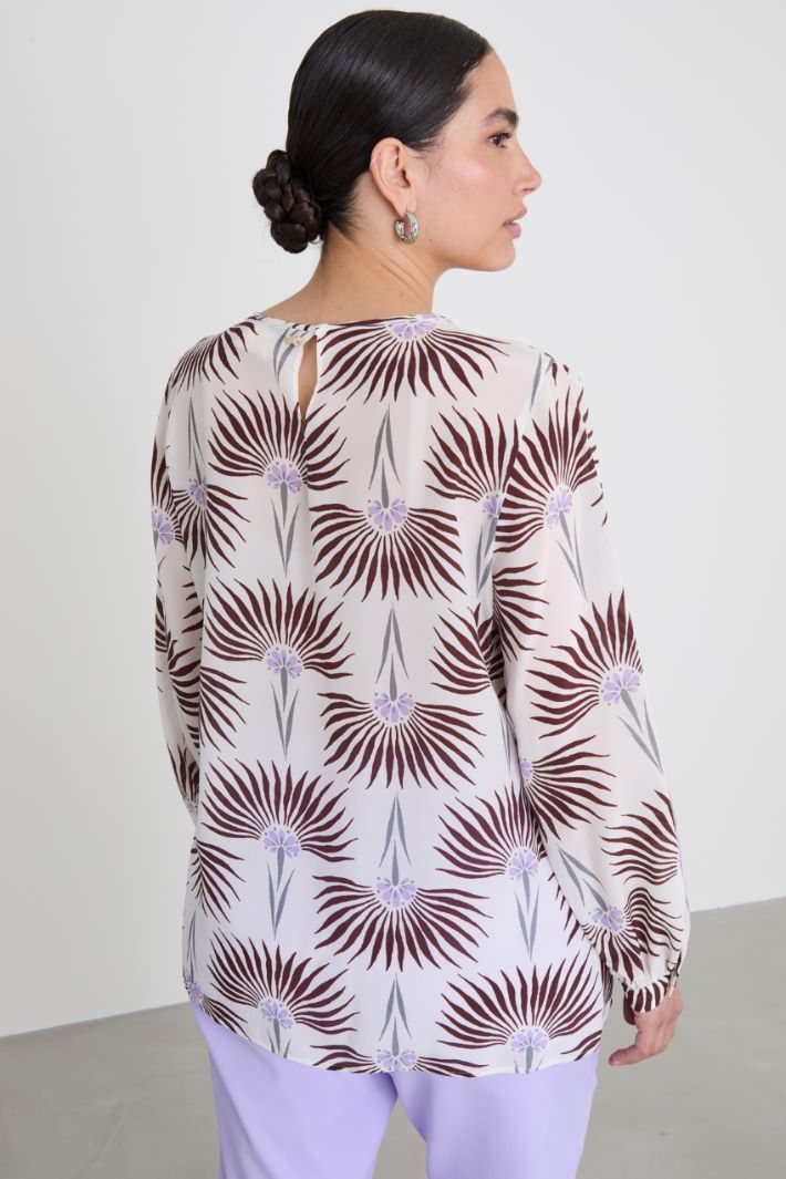 Pure silk crepe blouse Intrend - 2