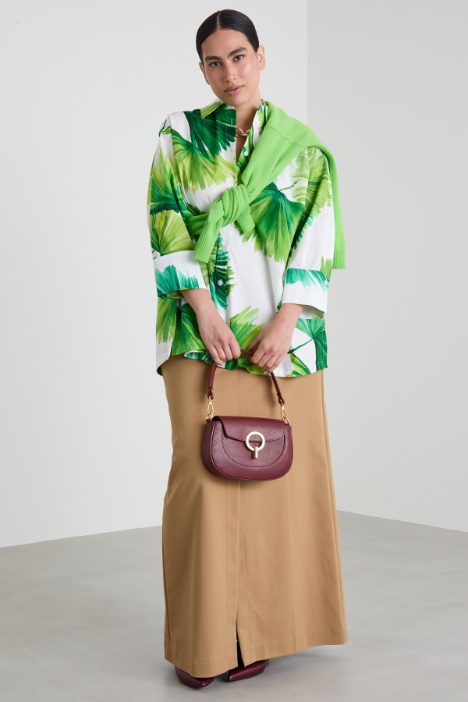 Printed poplin shirt Intrend