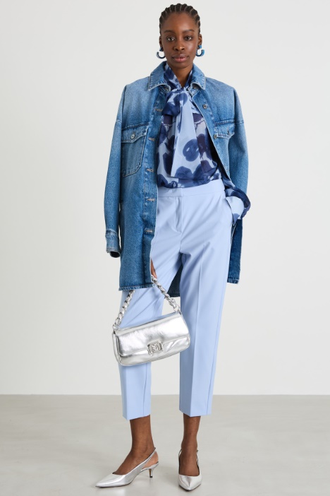 Pussy-bow collar shirt Intrend