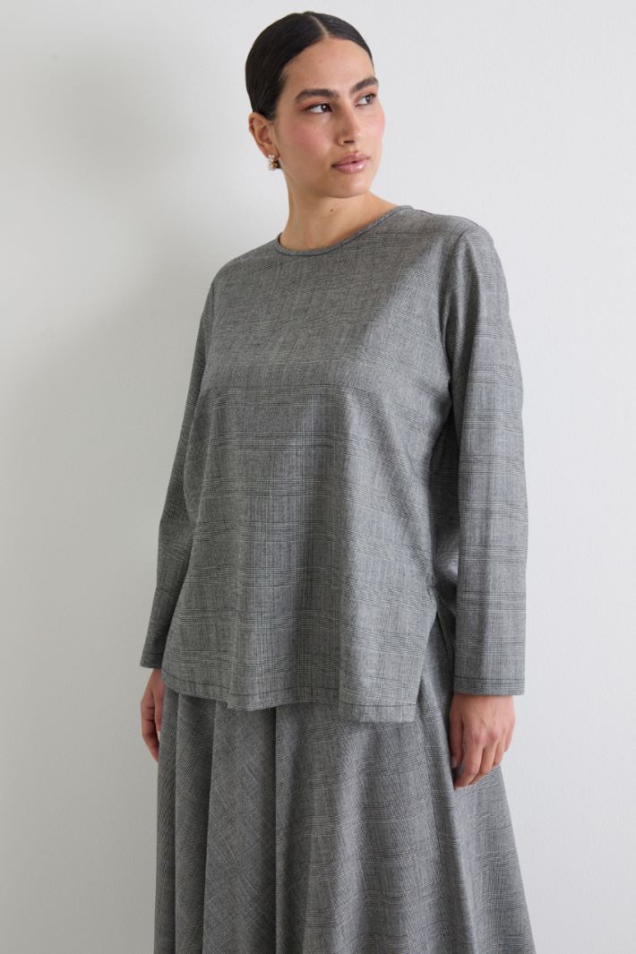 Wool batavia blouse Intrend