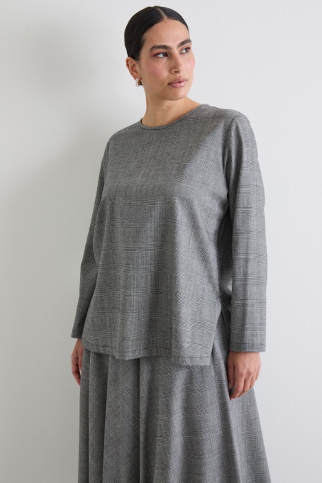Wool batavia blouse Intrend