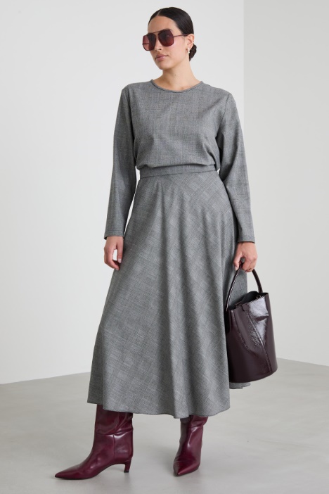 Wool batavia blouse Intrend