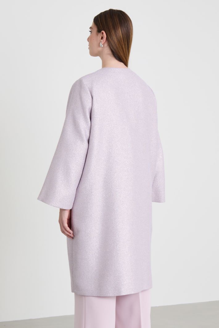 Lurex cotton duster coat Intrend - 2