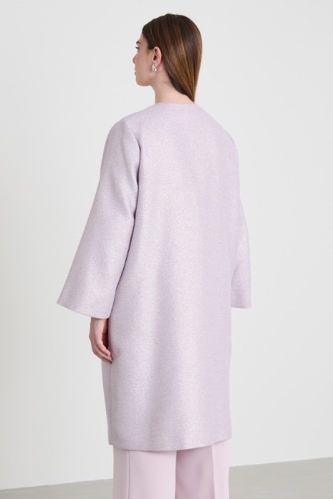 Lurex cotton duster coat Intrend - 3