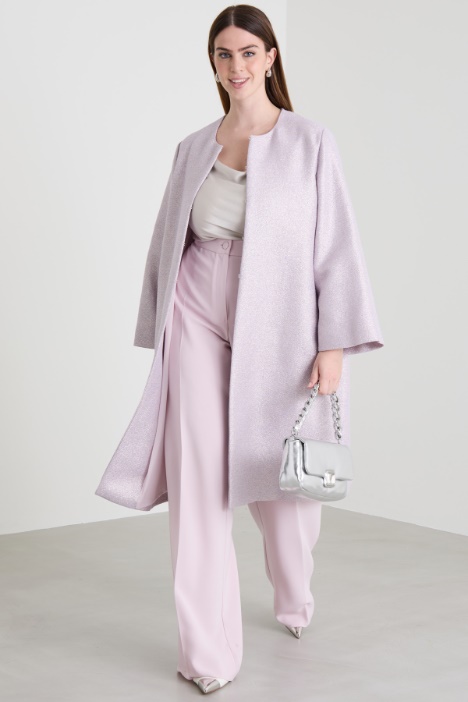 Lurex cotton duster coat Intrend