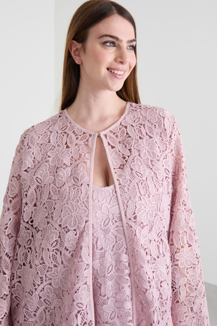 Lamé lace duster Intrend - 4