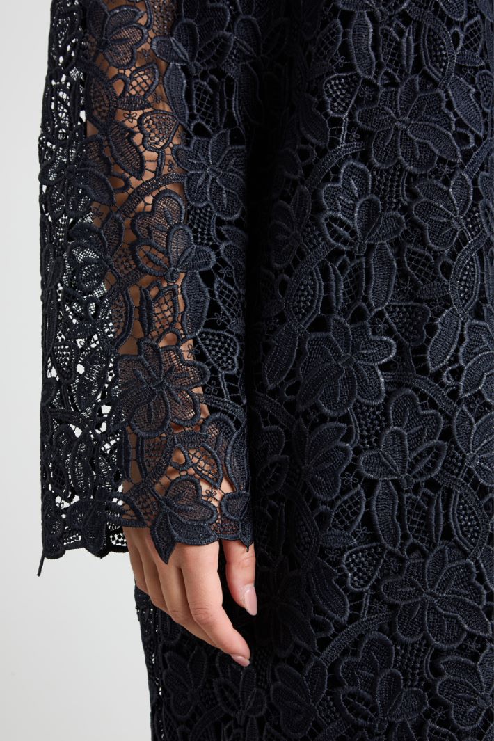 Lamé lace duster Intrend - 4