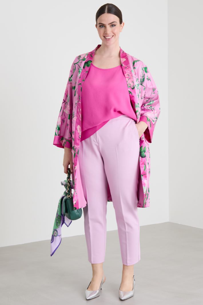 Silk twill dustcoat Intrend - 3